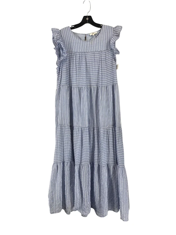 Dress Casual Maxi By Entro In Blue, Size: L Wrap Maxi Skirt