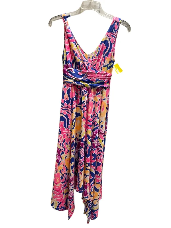 Dress Casual Maxi By Lilly Pulitzer In Pink, Size: Xs Silk Maxi Skirt