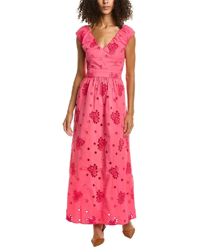 Jude Connally Cicely Maxi Dress Embroidered Maxi Skirt