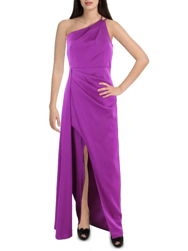 Womens One Shoulder Long Evening Dress Casual Long Skirt