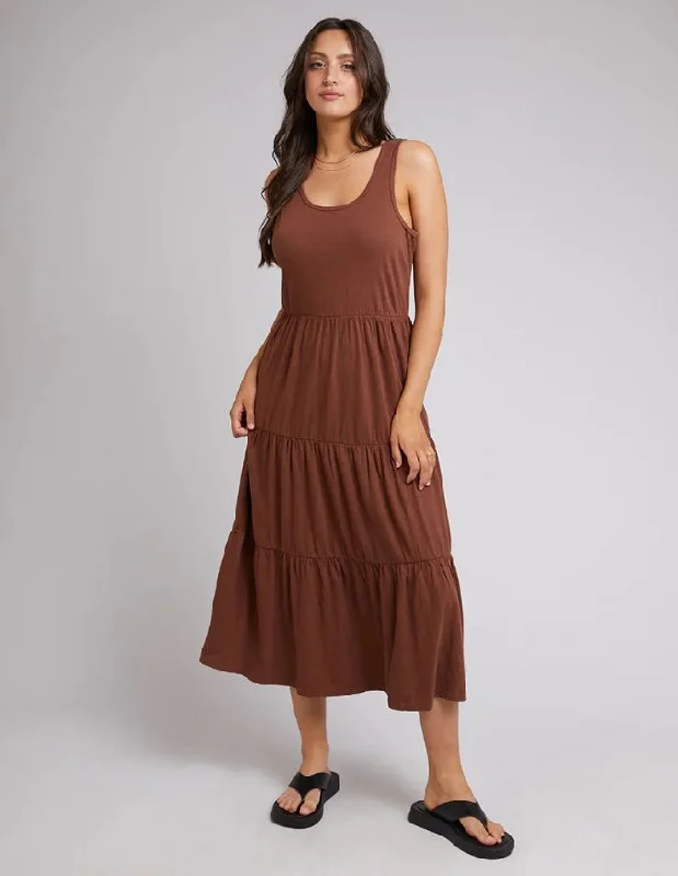 AAE LINEN MIDI DRESS Boho Midi Skirt