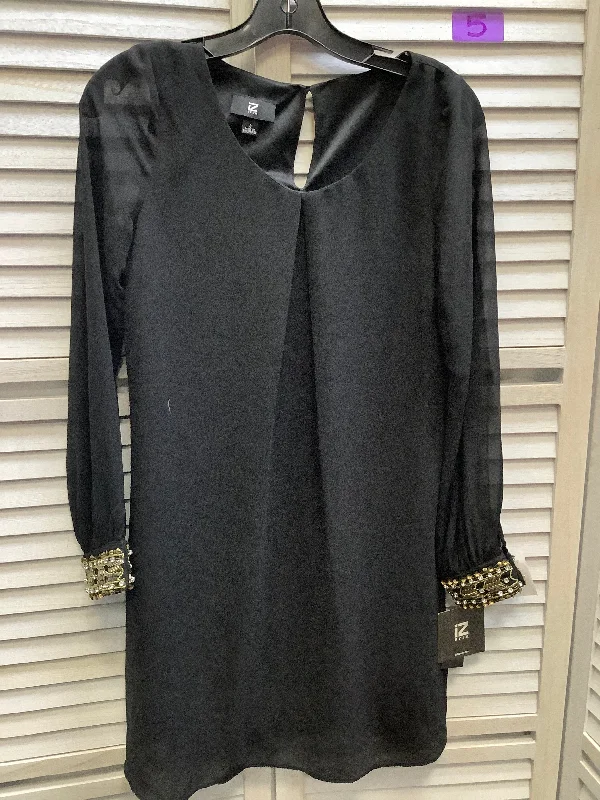 Black Dress Casual Midi Iz Byer, Size S Slim Fit Midi